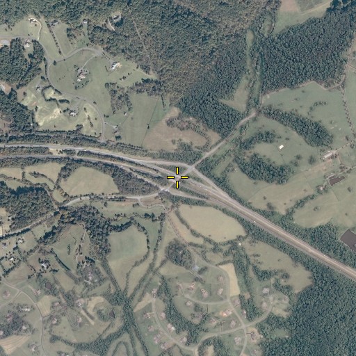 Aerial/Satellite Image of Interchange 114, VA