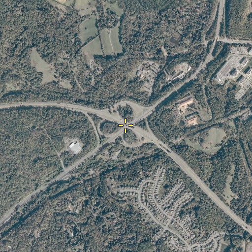 Aerial/Satellite Image of Interchange 118, VA