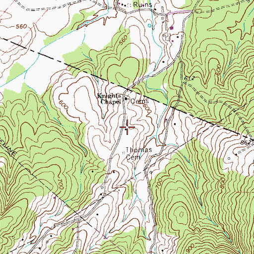 Topographic Map of Mundy School (historical), VA