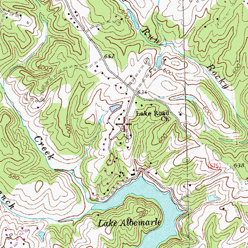 Topographic Map of Westover Hills, VA