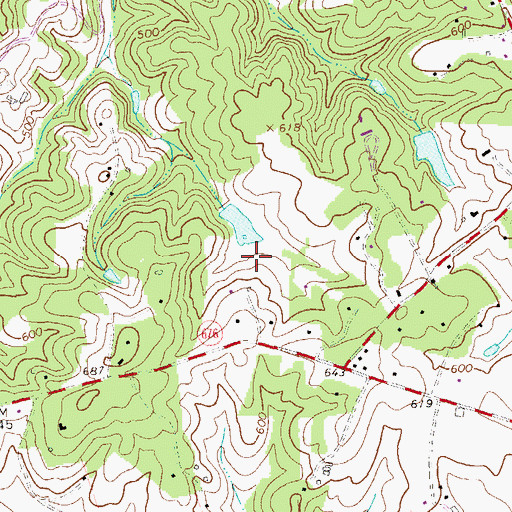 Topographic Map of Wingate Farm, VA