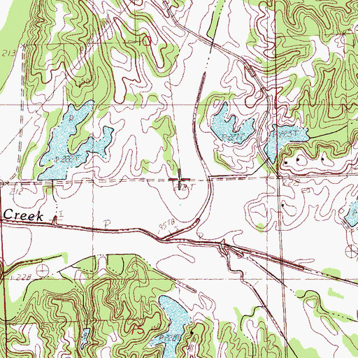 Topographic Map of Town of Walls, MS