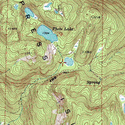 Topographic Map of Stella Swamp, WA