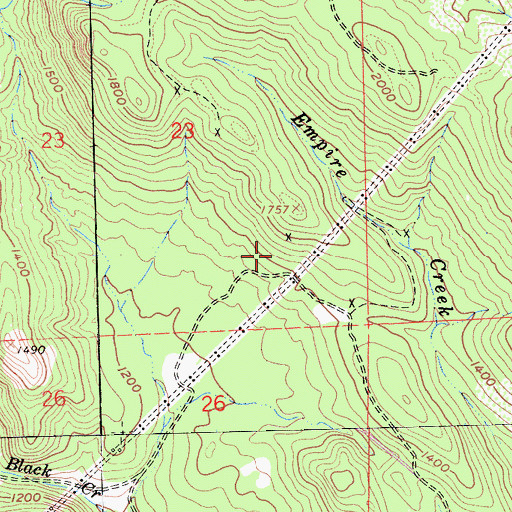 Topographic Map of Davis Prospect, CA