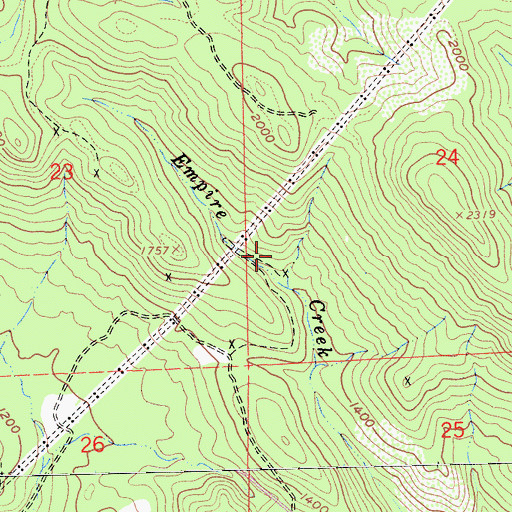 Topographic Map of Stone Prospect, CA