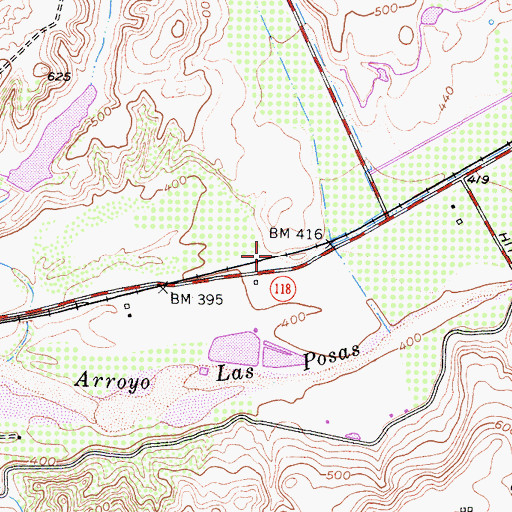 Topographic Map of Ternez (historical), CA