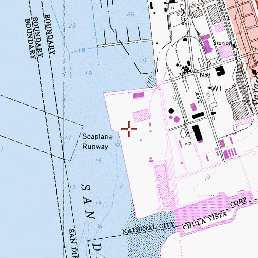 Topographic Map of Twentysixth Street Marine Terminal, CA