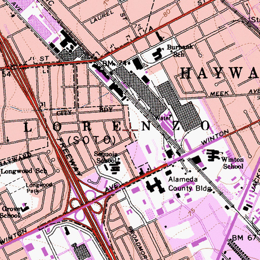 Topographic Map of Centennial Park, CA