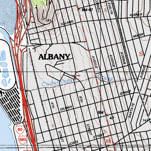 Topographic Map of University Park, CA