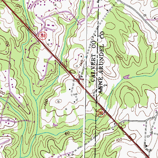 Topographic Map of Wilson (historical), MD