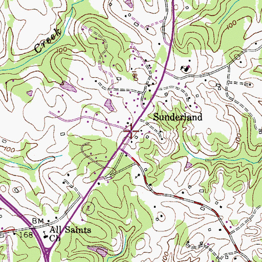 Topographic Map of The Church of Jesus Christ of Latter Day Saints, MD
