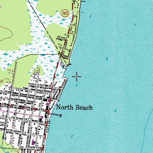 Topographic Map of Hog Island (historical), MD