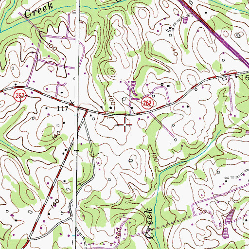 Topographic Map of Lower Marlboro Meadow, MD