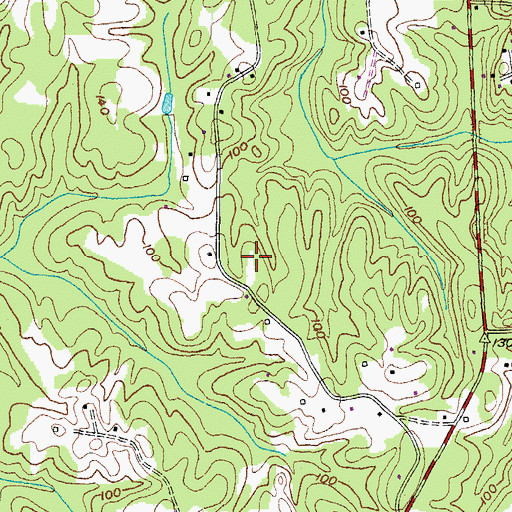 Topographic Map of Christiana, MD