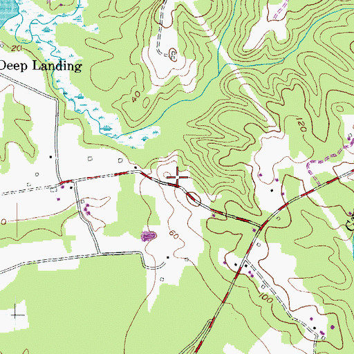 Topographic Map of New Enterprise, MD