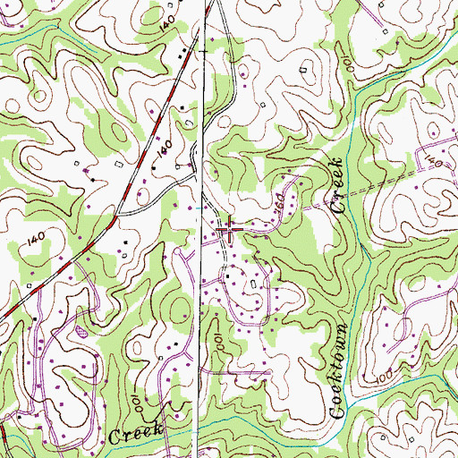Topographic Map of Sleepy Hollow, MD
