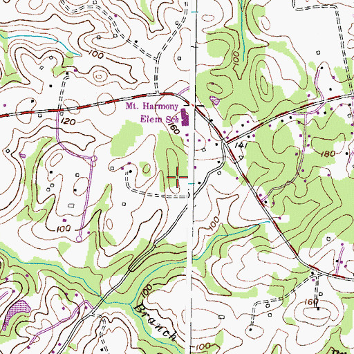 Topographic Map of Somerset, MD