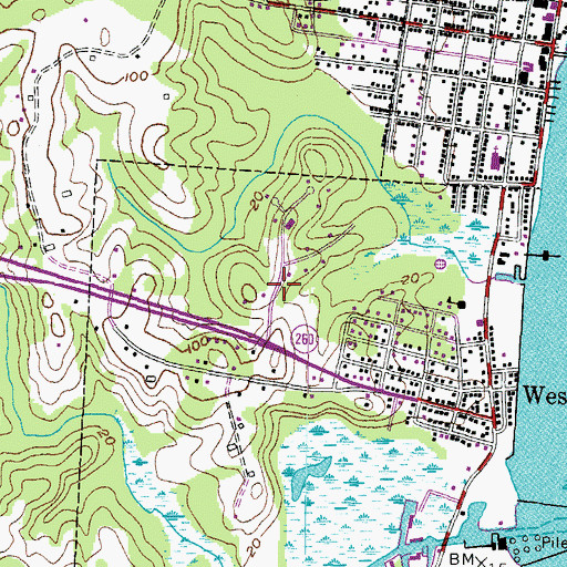 Topographic Map of Stinnett, MD