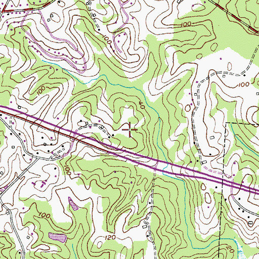 Topographic Map of Summit, MD