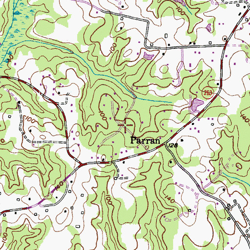 Topographic Map of Bess-Mar Estates, MD