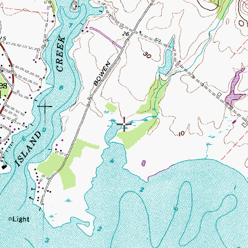 Topographic Map of Rattlesnake Gutt, MD