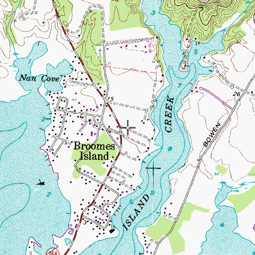 Topographic Map of Wesleyan Methodist Church, MD