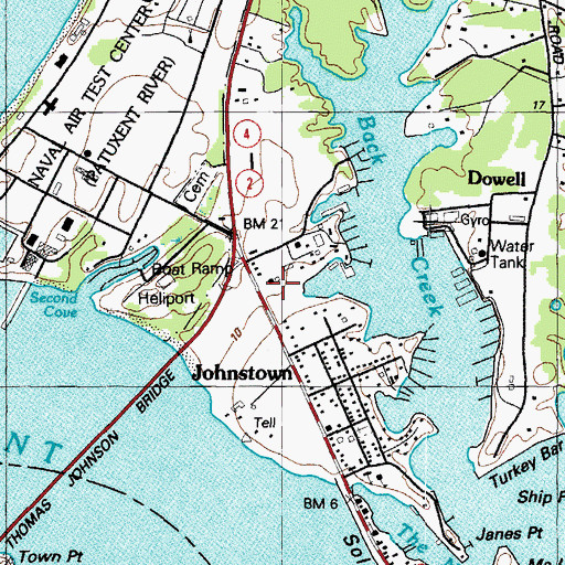 Topographic Map of Calvert Marine Museum, MD