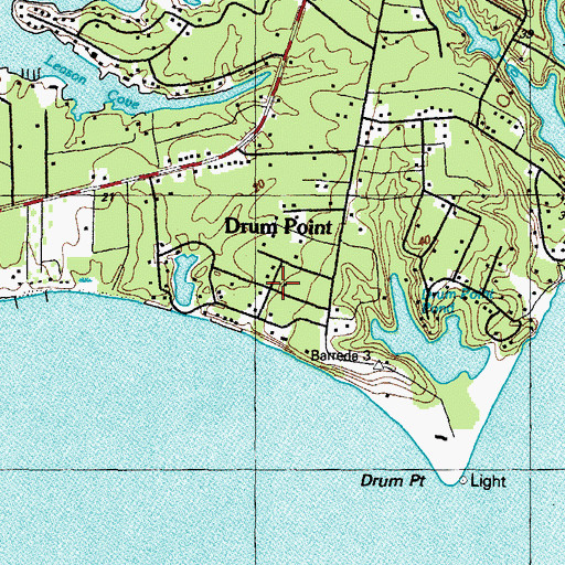 Topographic Map of River View, MD