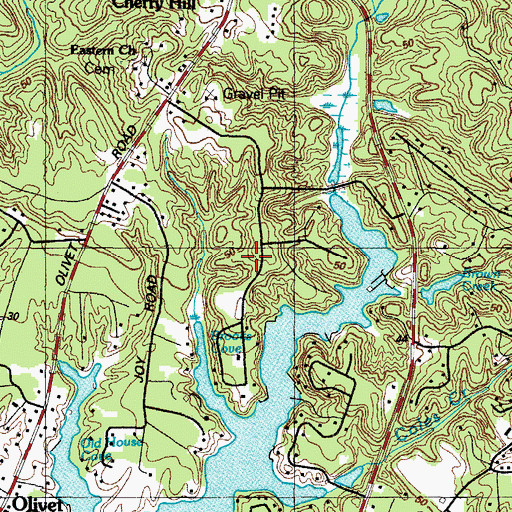 Topographic Map of The Sounding, MD