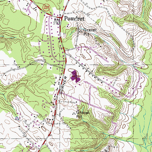 Topographic Map of Robert D Stethem Educational Center, MD