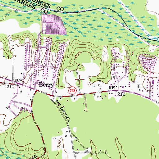 Topographic Map of Greenmont, MD