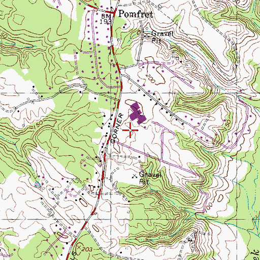 Topographic Map of Doctor James Craik Elementary School, MD