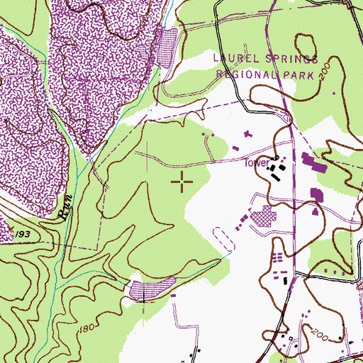 Topographic Map of Mary Matula Elementary School, MD
