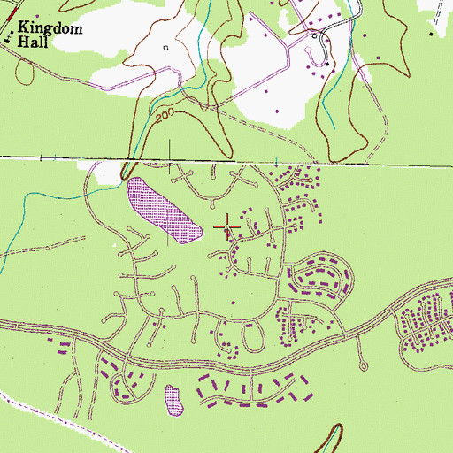 Topographic Map of Hampshire, MD