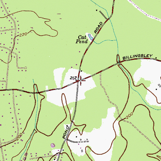 Topographic Map of Middletown, MD