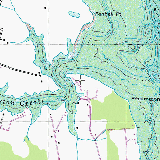 Topographic Map of Camp Saint Charles, MD