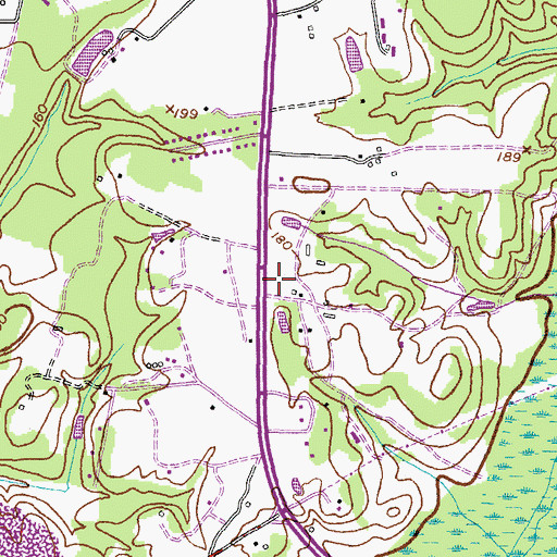 Topographic Map of Grace Brethren Church, MD