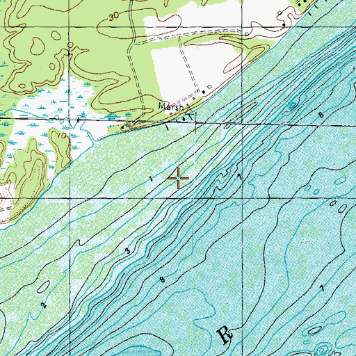 Topographic Map of Halfway Creek, MD