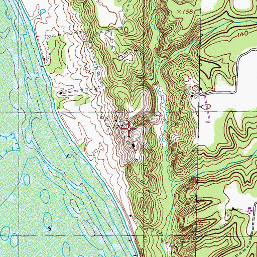 Topographic Map of Mount Air, MD