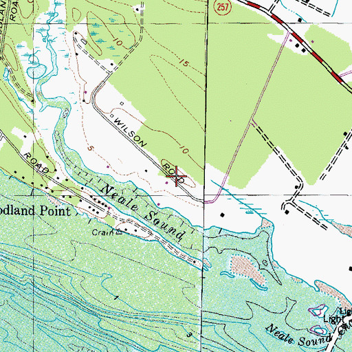 Topographic Map of Southern Park, MD
