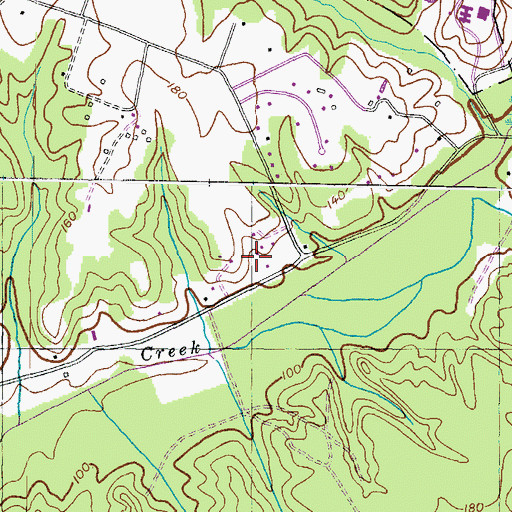Topographic Map of Willerle Manor, MD