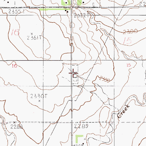 Topographic Map of Highland Cemetery, MT