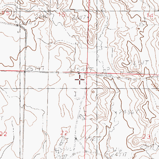 Topographic Map of Kielman School (historical), MT