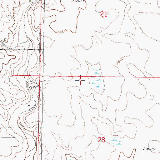 Topographic Map of Norby School (historical), MT