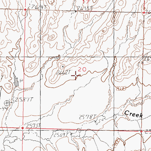Topographic Map of Tobison School (historical), MT