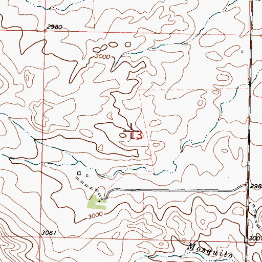 Topographic Map of Spring Valley School (historical), MT
