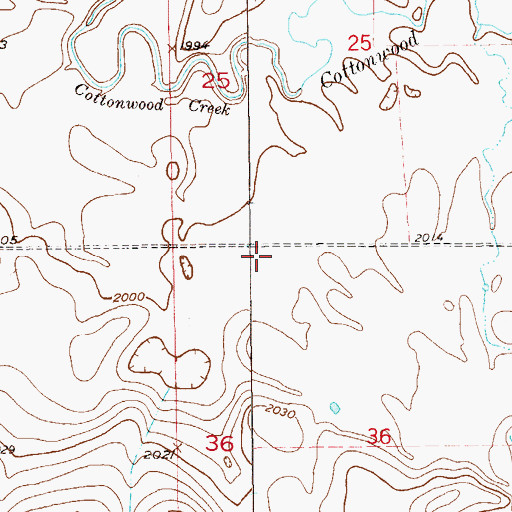Topographic Map of Lincoln School (historical), MT