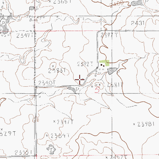 Topographic Map of Marsh School (historical), MT