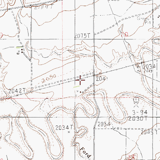 Topographic Map of Midby Post Office (historical), MT