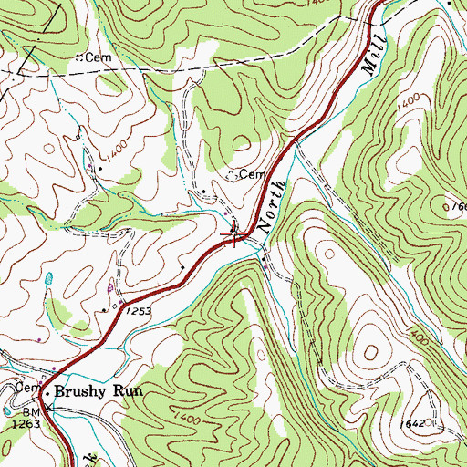 Topographic Map of Alt School (historical), WV